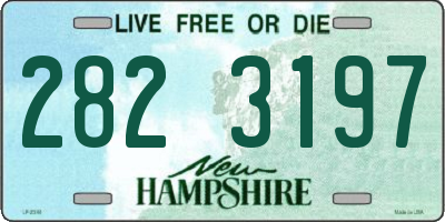 NH license plate 2823197