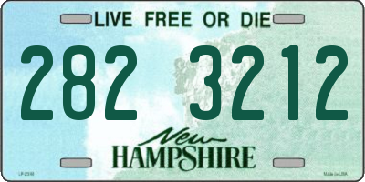 NH license plate 2823212