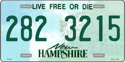 NH license plate 2823215