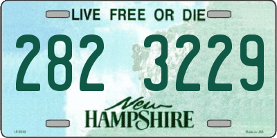 NH license plate 2823229