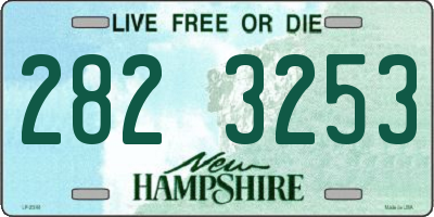 NH license plate 2823253