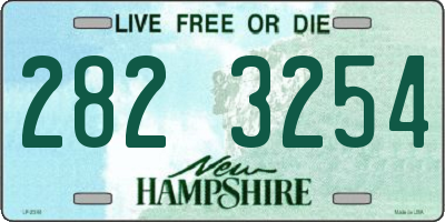 NH license plate 2823254