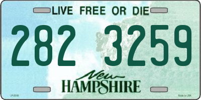 NH license plate 2823259