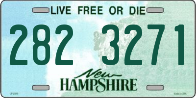 NH license plate 2823271