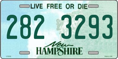 NH license plate 2823293