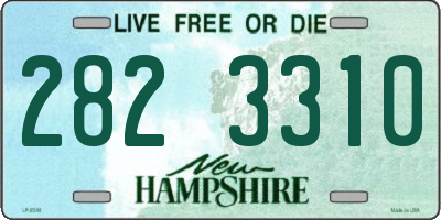 NH license plate 2823310