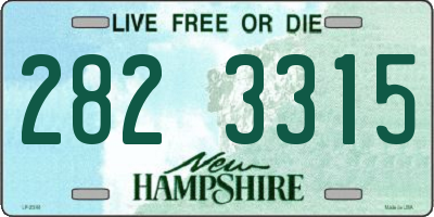 NH license plate 2823315