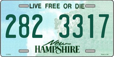 NH license plate 2823317