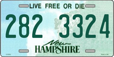 NH license plate 2823324