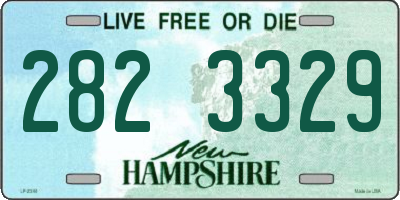 NH license plate 2823329