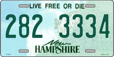 NH license plate 2823334