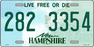 NH license plate 2823354