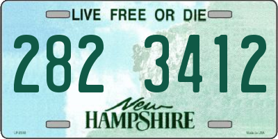 NH license plate 2823412