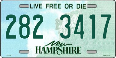NH license plate 2823417