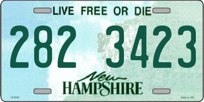 NH license plate 2823423