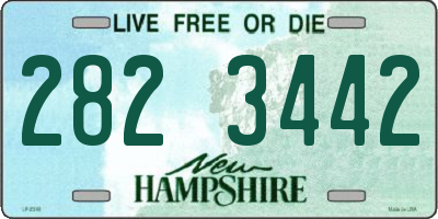 NH license plate 2823442