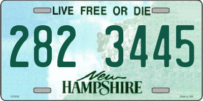 NH license plate 2823445