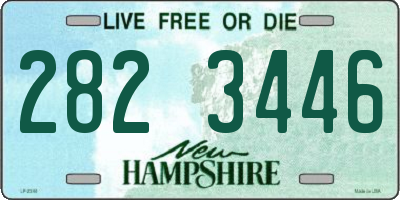 NH license plate 2823446