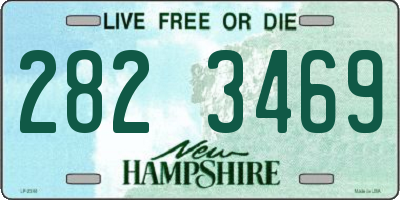 NH license plate 2823469