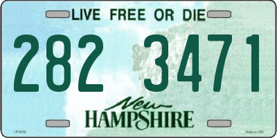 NH license plate 2823471