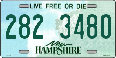 NH license plate 2823480