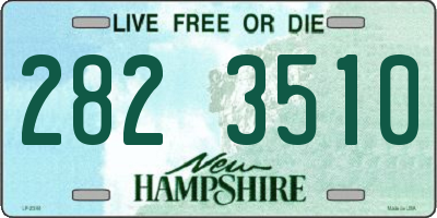 NH license plate 2823510