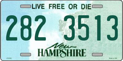 NH license plate 2823513