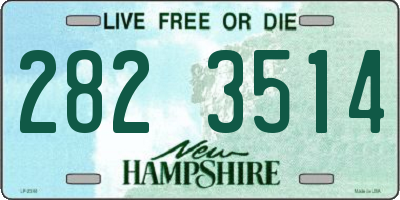 NH license plate 2823514
