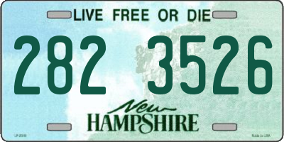 NH license plate 2823526