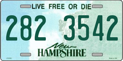 NH license plate 2823542