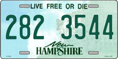 NH license plate 2823544