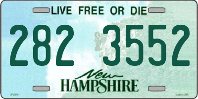 NH license plate 2823552