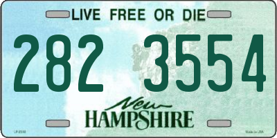 NH license plate 2823554
