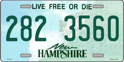 NH license plate 2823560