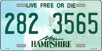 NH license plate 2823565