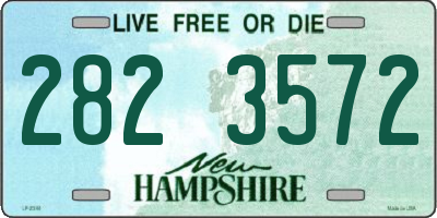 NH license plate 2823572