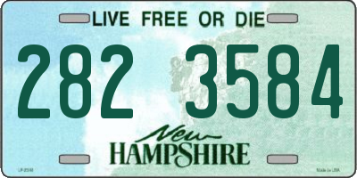 NH license plate 2823584