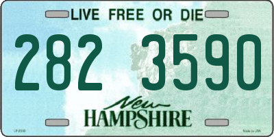 NH license plate 2823590