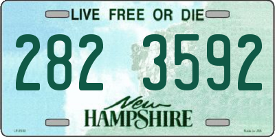 NH license plate 2823592