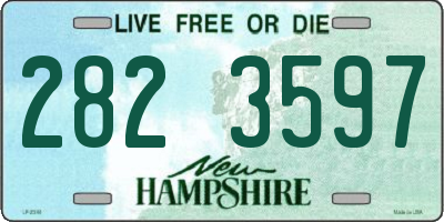 NH license plate 2823597