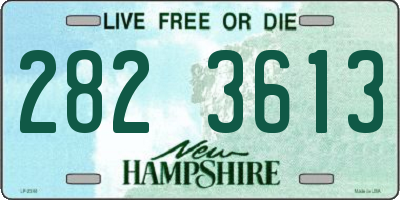 NH license plate 2823613