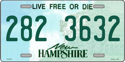 NH license plate 2823632