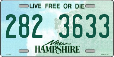 NH license plate 2823633
