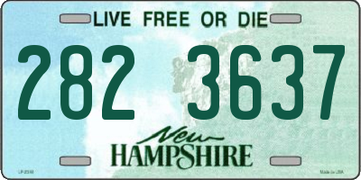 NH license plate 2823637