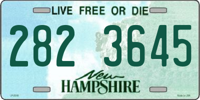 NH license plate 2823645