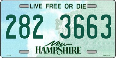 NH license plate 2823663
