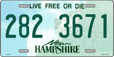 NH license plate 2823671
