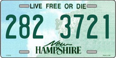 NH license plate 2823721