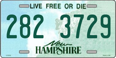 NH license plate 2823729