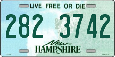 NH license plate 2823742